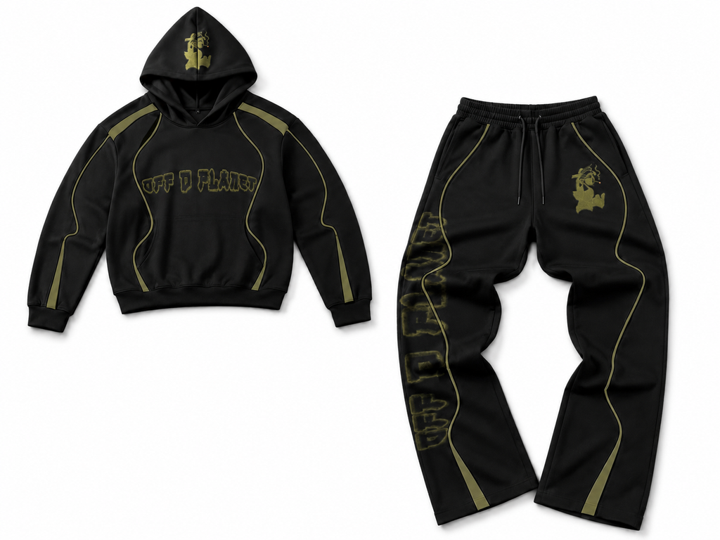 Odp tracksuit emblem black olive