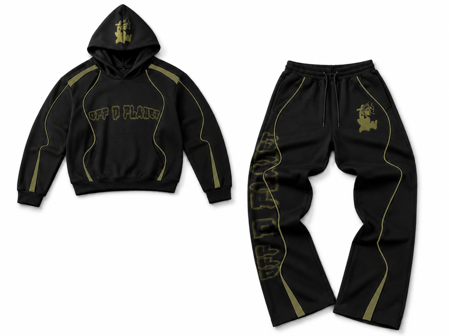 Odp tracksuit emblem black olive