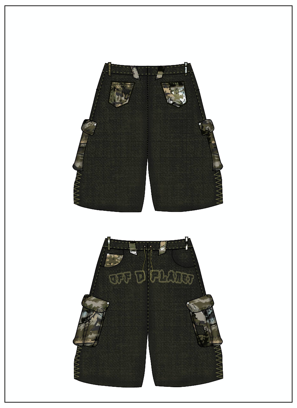 ODP Outlander Customized Cargo Shorts