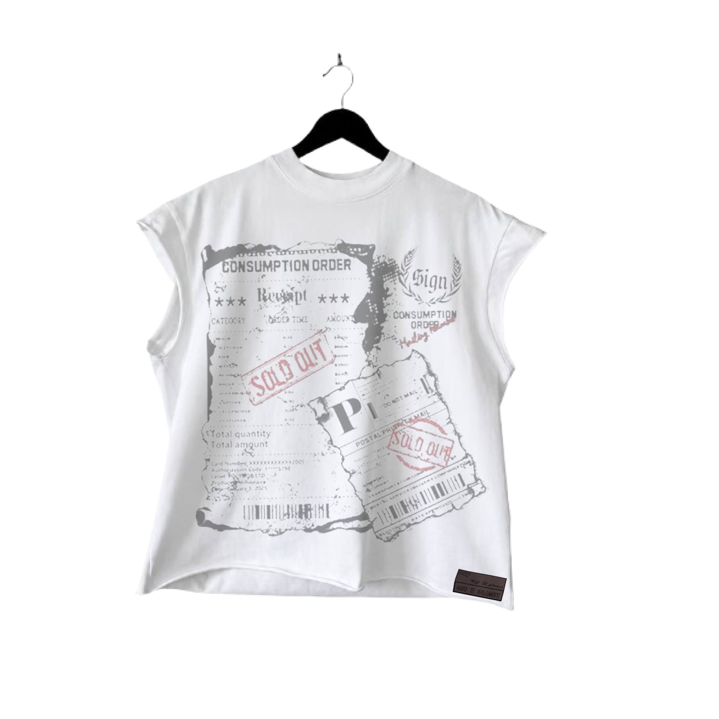 Sold Out Graphic Sleeve Top