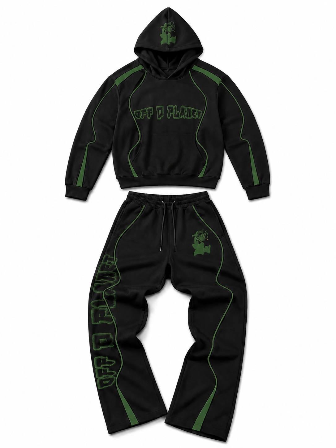 Odp tracksuit emblem black olive